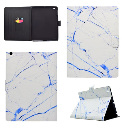 For iPad 4 Horizontal Flip Leather Case with Holder & Card Slot & Sleep / Wake-up Function(White Marble)-garmade.com