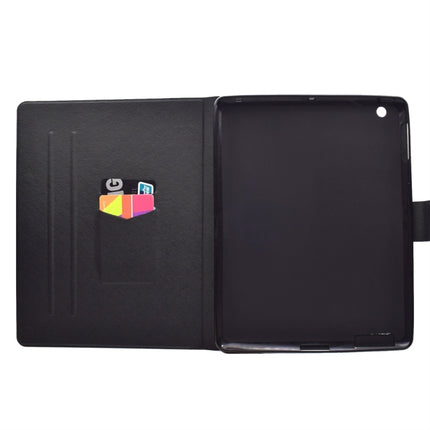 For iPad 4 Horizontal Flip Leather Case with Holder & Card Slot & Sleep / Wake-up Function(White Marble)-garmade.com
