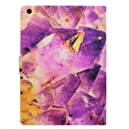 For iPad 4 Horizontal Flip Leather Case with Holder & Card Slot & Sleep / Wake-up Function(Amethyst)-garmade.com