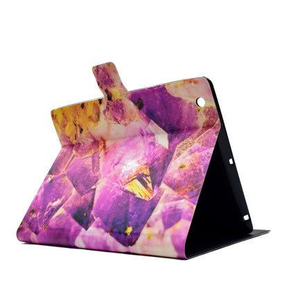 For iPad 4 Horizontal Flip Leather Case with Holder & Card Slot & Sleep / Wake-up Function(Amethyst)-garmade.com