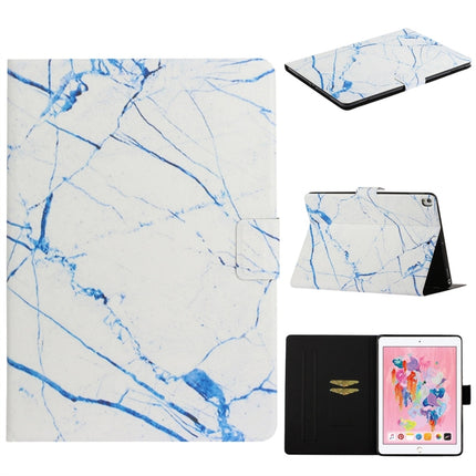 For iPad 10.2 / 10.5 TPU Horizontal Flip Leather Case with Holder & Card Slot & Sleep / Wake-up Function(White Marble)-garmade.com