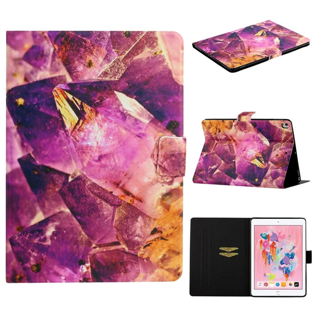 For iPad 10.2 / 10.5 TPU Horizontal Flip Leather Case with Holder & Card Slot & Sleep / Wake-up Function(Amethyst)-garmade.com