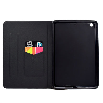For iPad Mini 1 / 2 / 3 / 4 / 5 TPU Horizontal Flip Leather Case with Holder & Card Slot & Sleep / Wake-up Function(White Gold)-garmade.com