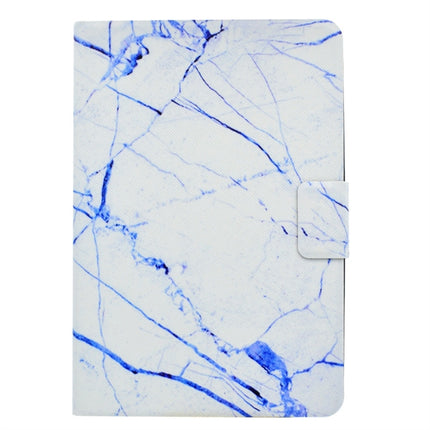 For iPad Mini 1 / 2 / 3 / 4 / 5 TPU Horizontal Flip Leather Case with Holder & Card Slot & Sleep / Wake-up Function(White Marble)-garmade.com