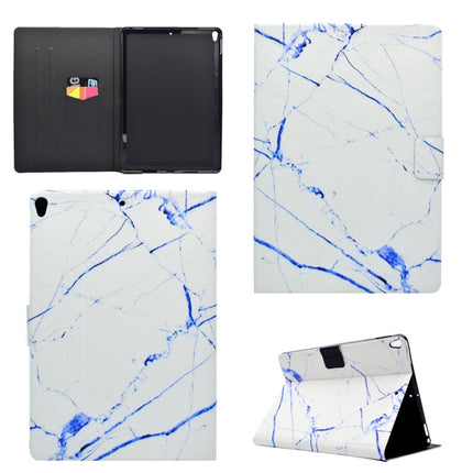 For iPad Pro 10.5 inch TPU Horizontal Flip Leather Case with Holder & Card Slot & Sleep / Wake-up Function(White Marble)-garmade.com