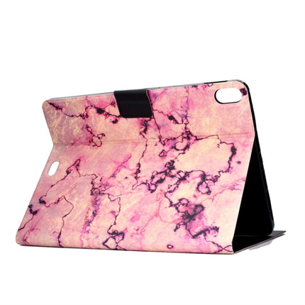 For iPad Pro 11 inch (2018) TPU Horizontal Flip Leather Case with Holder & Card Slot & Sleep / Wake-up Function(Pink Marble)-garmade.com