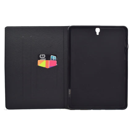 For Galaxy Tab S3 9.7 T820 TPU Horizontal Flip Leather Case with Holder & Card Slot & Sleep / Wake-up Function(Flamingo)-garmade.com