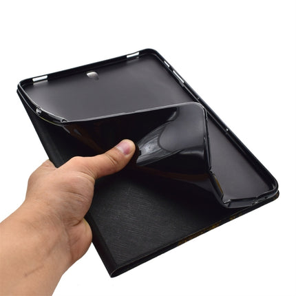 For Galaxy Tab S3 9.7 T820 TPU Horizontal Flip Leather Case with Holder & Card Slot & Sleep / Wake-up Function(Amethyst)-garmade.com