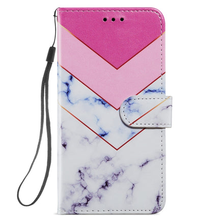 Painted Pattern Horizontal Flip Leather Case with Holder & Card Slots & Photo Frame For iPhone 13(Smoke Marble)-garmade.com