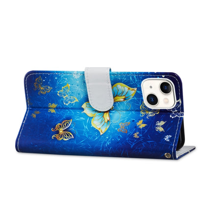 Painted Pattern Horizontal Flip Leather Case with Holder & Card Slots & Photo Frame For iPhone 13 Mini(Phnom Penh Butterfly)-garmade.com