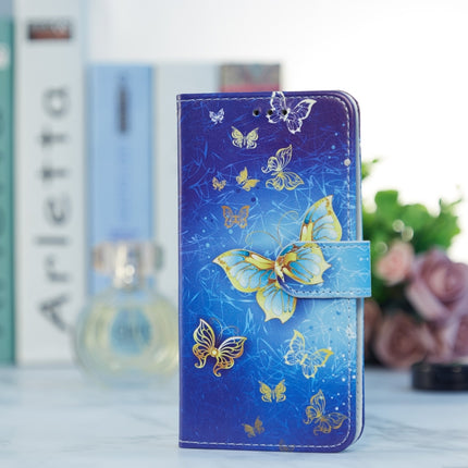 Painted Pattern Horizontal Flip Leather Case with Holder & Card Slots & Photo Frame For iPhone 13 Mini(Phnom Penh Butterfly)-garmade.com