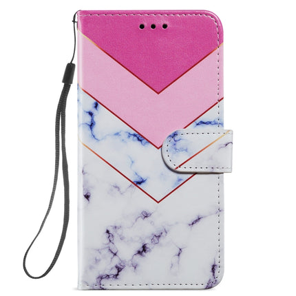 Painted Pattern Horizontal Flip Leather Case with Holder & Card Slots & Photo Frame For iPhone 13 Mini(Smoke Marble)-garmade.com