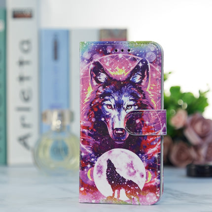 Painted Pattern Horizontal Flip Leather Case with Holder & Card Slots & Photo Frame For iPhone 13 Pro(Wolf Totem)-garmade.com