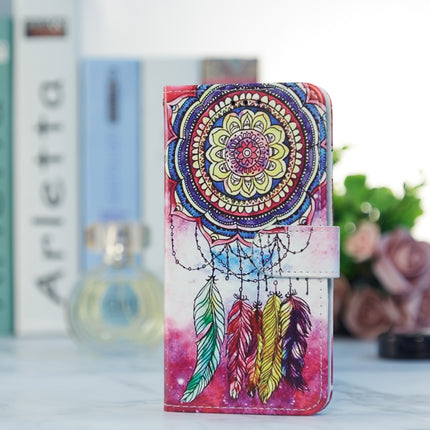 Painted Pattern Horizontal Flip Leather Case with Holder & Card Slots & Photo Frame For iPhone 13 Pro(Dreamcatcher)-garmade.com