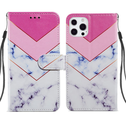 Painted Pattern Horizontal Flip Leather Case with Holder & Card Slots & Photo Frame For iPhone 13 Pro(Smoke Marble)-garmade.com