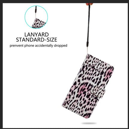 Painted Pattern Horizontal Flip Leather Case with Holder & Card Slots & Photo Frame For iPhone 13 Pro(Leopard)-garmade.com