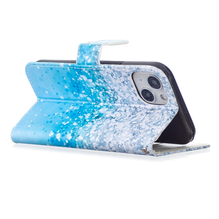 Horizontal Flip Leather Case with Holder & Card Slots & Photo Frame & Wallet For iPhone 13(Sea and Sand)-garmade.com