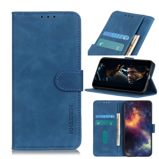 For iPhone 11 Pro Retro Texture PU + TPU Horizontal Flip Leather Case with Holder & Card Slots & Wallet(Blue)-garmade.com