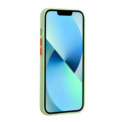 Card Slot Design Shockproof TPU Protective Case For iPhone 13(Green)-garmade.com