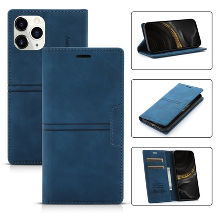 Dream Magnetic Suction Business Horizontal Flip PU Leather Case with Holder & Card Slot & Wallet For iPhone 13(Blue)-garmade.com