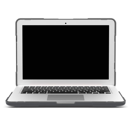 For MacBook Air 13.3 inch A1932 (2018) TPU + PC Two Color Laptop Protective Case(Grey)-garmade.com