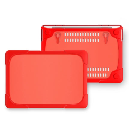 For MacBook Pro 13.3 inch with Touch Bar (A2159 / A1989) TPU + PC Two Color Laptop Protective Case(Red)-garmade.com