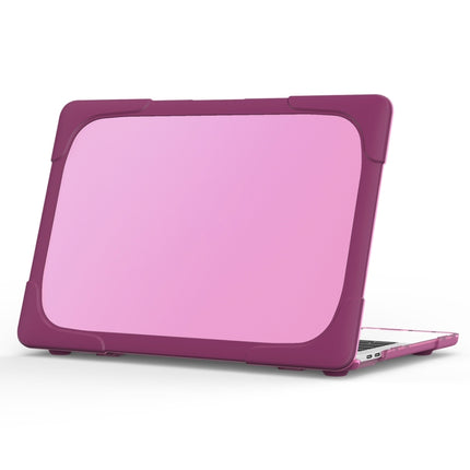 For MacBook Pro 13.3 inch with Touch Bar (A2159 / A1989) TPU + PC Two Color Laptop Protective Case(Purple)-garmade.com