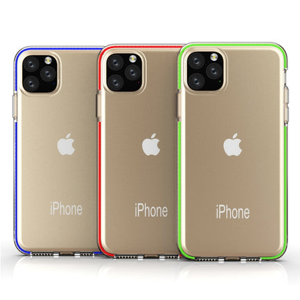 For iPhone 11 TPU Two-color Drop-proof Protective Case(Fresh Green)-garmade.com