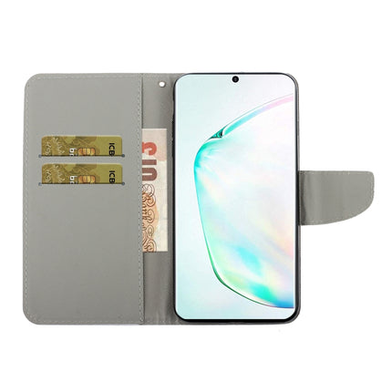 For Galaxy Note 10 3D Colored Drawing Horizontal Flip PU Leather Case with Holder & Card Slots & Wallet(Down Jacket Cat)-garmade.com