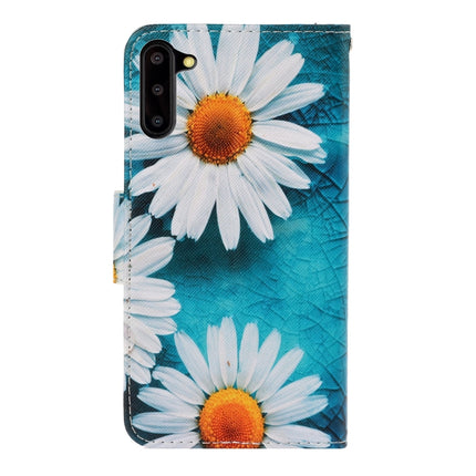 For Galaxy Note 10 3D Colored Drawing Horizontal Flip PU Leather Case with Holder & Card Slots & Wallet(Chrysanthemum)-garmade.com