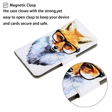 For Galaxy Note 10 3D Colored Drawing Horizontal Flip PU Leather Case with Holder & Card Slots & Wallet(Fox)-garmade.com
