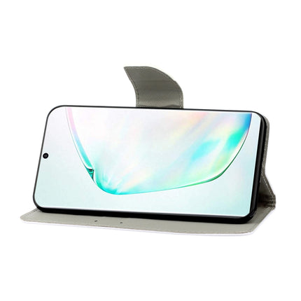 For Galaxy Note 10 3D Colored Drawing Horizontal Flip PU Leather Case with Holder & Card Slots & Wallet(Green Eyes)-garmade.com