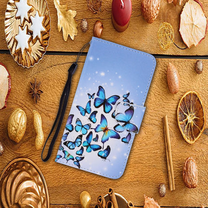 For Galaxy Note 10 3D Colored Drawing Horizontal Flip PU Leather Case with Holder & Card Slots & Wallet(Multiple Butterflies)-garmade.com
