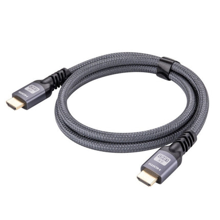 HDMI 2.0 Male to HDMI 2.0 Male 4K Ultra-HD Braided Adapter Cable, Cable Length:12m(Grey)-garmade.com