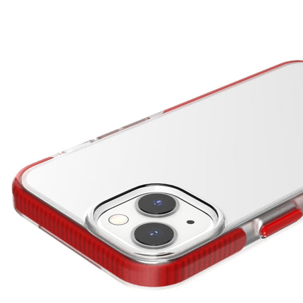 Two-color High Translucent Shockproof Protective Case For iPhone 13 mini(Red)-garmade.com