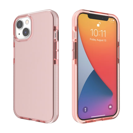 Two-color High Translucent Shockproof Protective Case For iPhone 13 mini(Rose Gold)-garmade.com