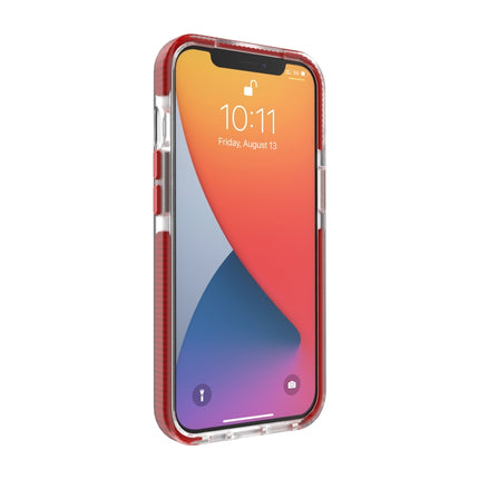 Two-color High Translucent Shockproof Protective Case For iPhone 13 Pro(Red)-garmade.com