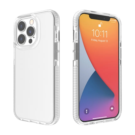 Two-color High Translucent Shockproof Protective Case For iPhone 13 Pro(Grey)-garmade.com