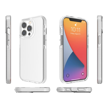 Two-color High Translucent Shockproof Protective Case For iPhone 13 Pro(Grey)-garmade.com