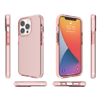 Two-color High Translucent Shockproof Protective Case For iPhone 13 Pro(Rose Gold)-garmade.com