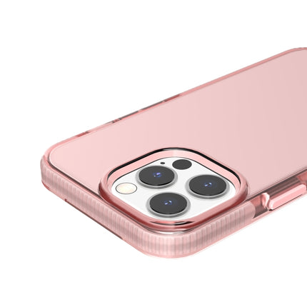 Two-color High Translucent Shockproof Protective Case For iPhone 13 Pro(Rose Gold)-garmade.com