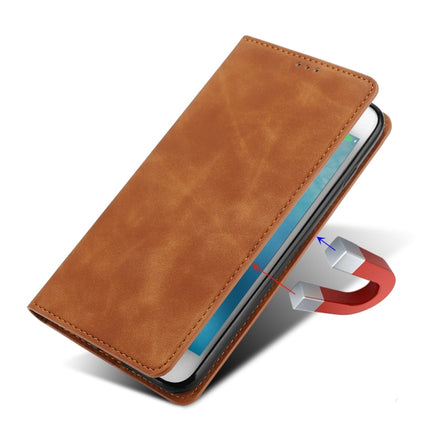 For Samaung Galaxy S22+ 5G Skin Feel Magnetic Horizontal Flip Leather Case with Holder & Card Slots(Blue)-garmade.com