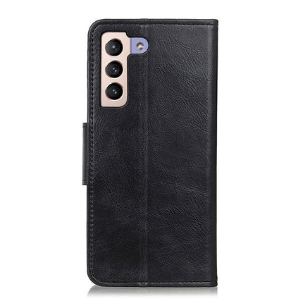 For Samsung Galaxy S22+ 5G Mirren Crazy Horse Texture Horizontal Flip Leather Case with Holder & Card Slots & Wallet(Black)-garmade.com