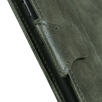 For Samsung Galaxy S22+ 5G Mirren Crazy Horse Texture Horizontal Flip Leather Case with Holder & Card Slots & Wallet(Dark Green)-garmade.com