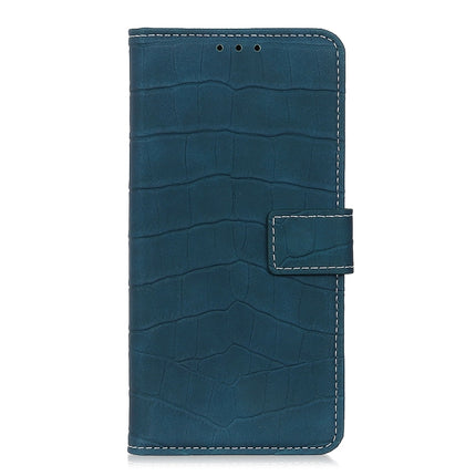 For Samsung Galaxy S22+ 5G Magnetic Crocodile Texture Horizontal Flip Leather Case with Holder & Card Slots & Wallet(Green)-garmade.com