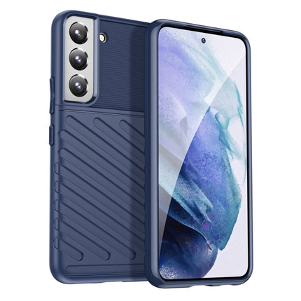 For Samsung Galaxy S22 5G Thunderbolt Shockproof TPU Protective Soft Case(Blue)-garmade.com