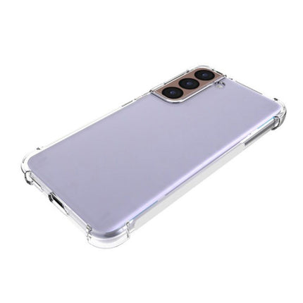 For Samsung Galaxy S22 5G Shockproof Non-slip Waterproof Thickening TPU Protective Case (Transparent)-garmade.com