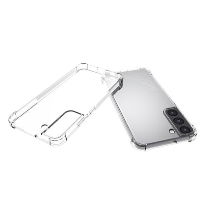 For Samsung Galaxy S22+ 5G Shockproof Non-slip Waterproof Thickening TPU Protective Case (Transparent)-garmade.com