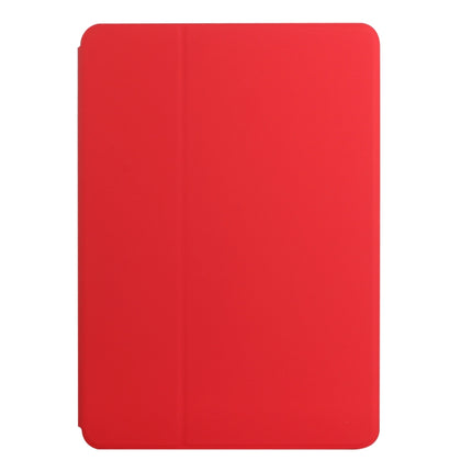 For Samsung Galaxy Tab A 10.1 T580/T585C Dual-Folding Horizontal Flip Tablet Leather Case with Holder (Red)-garmade.com