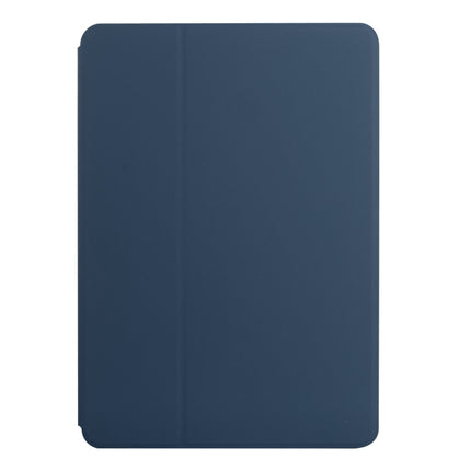 For Samsung Galaxy Tab S6 Lite 10.4 P610/P615 Dual-Folding Horizontal Flip Tablet Leather Case with Holder & Sleep / Wake-up Function(Royal Blue)-garmade.com